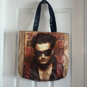 Bono U2 Rolling Stone Issue 651 March 4, 1993 cover tote bag